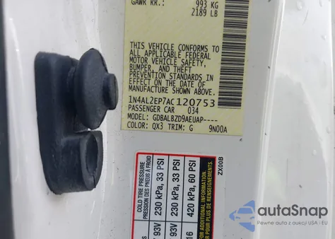 2010 Nissan Altima S из США, поврежденный, VIN 1N4AL2EP7AC120753